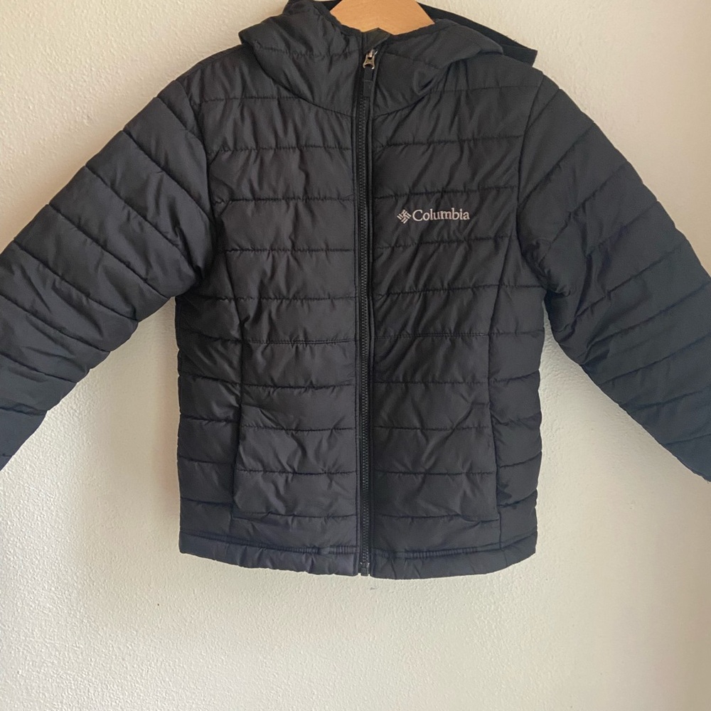 Columbia Kids Black Powder lite Jacket with Omni heat XXS (4/5)